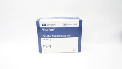 Covidien 8884433200 Vaseline Pure Ultra White Petroleum Jelly 5g - Box of 144
